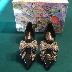 Jeffrey Campbell Crystal Embellished Block Heel Pumps. Size 6.5. Brand New.